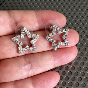 🖤New Crystal star earrings